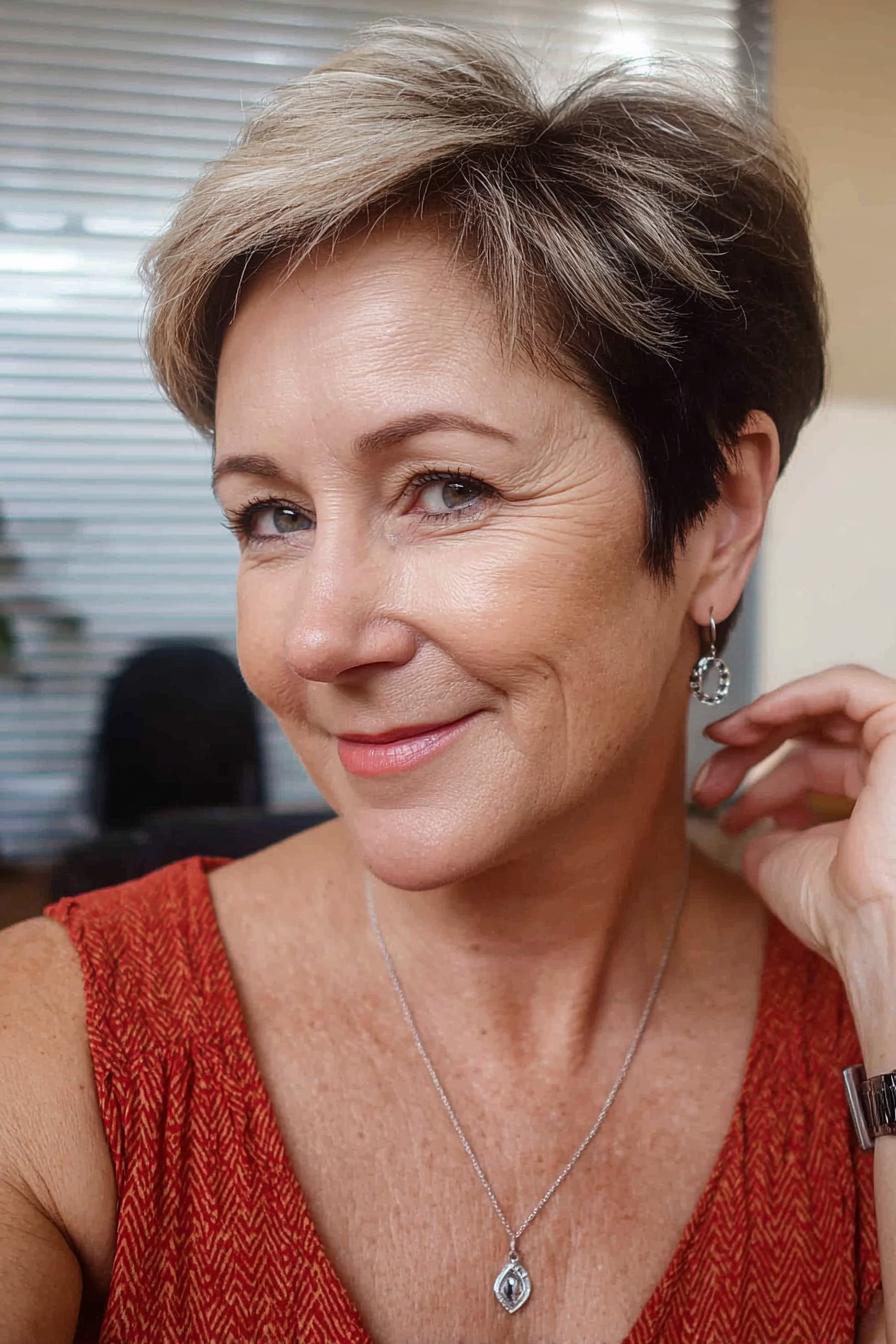 Chic Textured Pixie Style