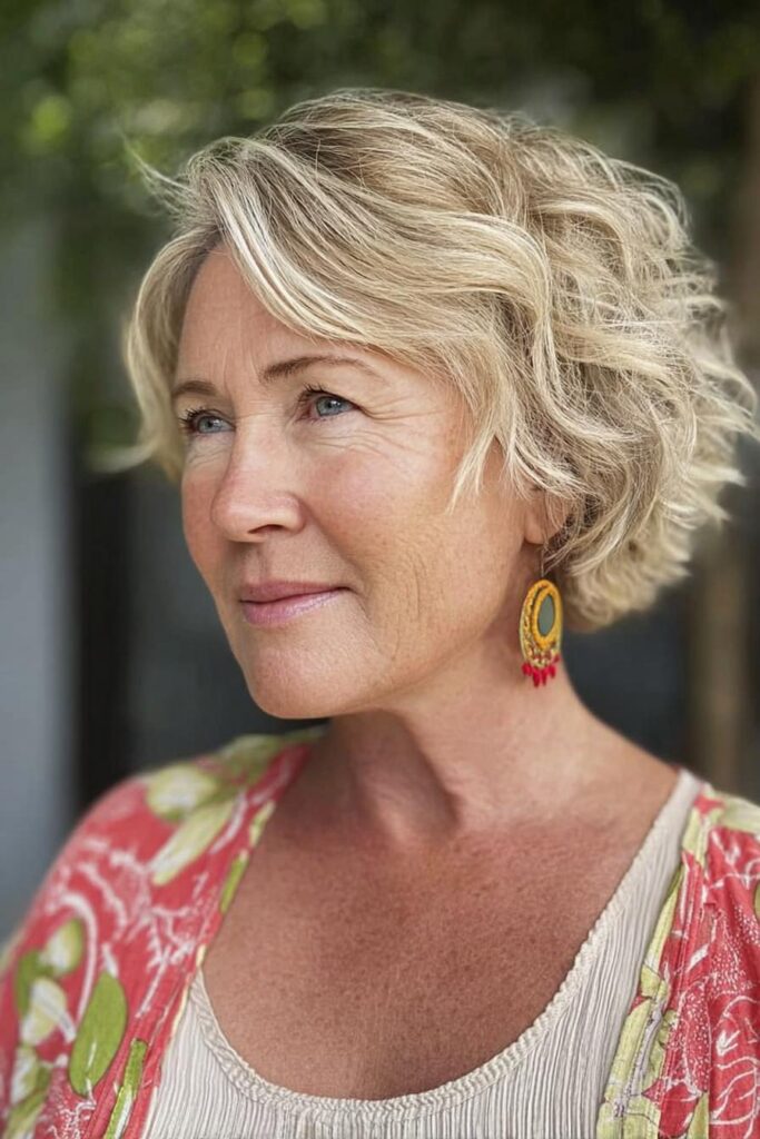 chic wavy bob