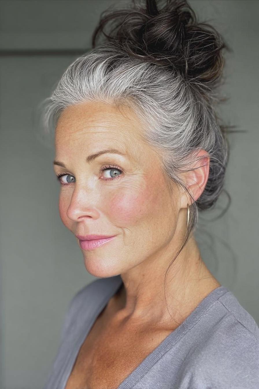 Graceful Messy Bun