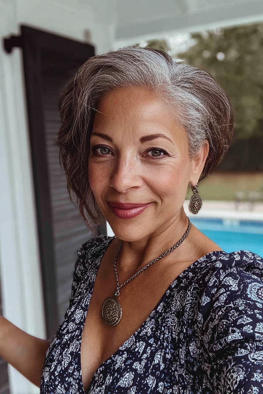 Graceful Wavy Bob