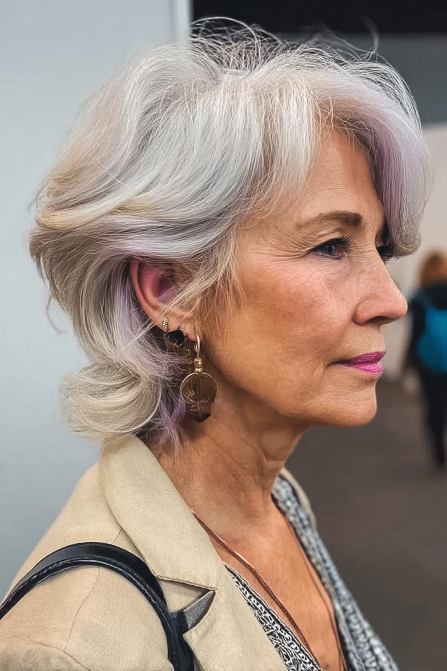 Lavender Touched Silver Glow