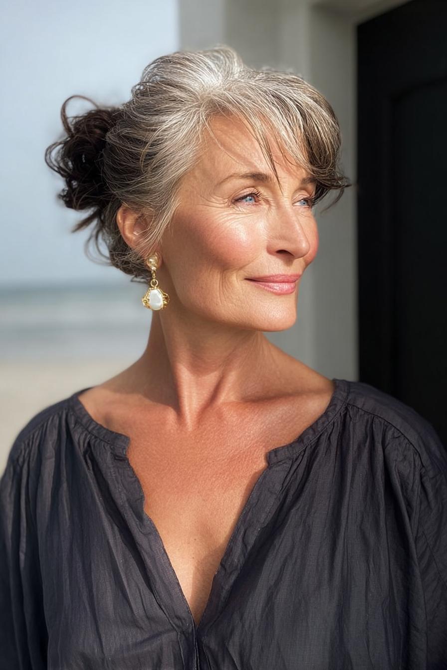 Silver Brown Elegance