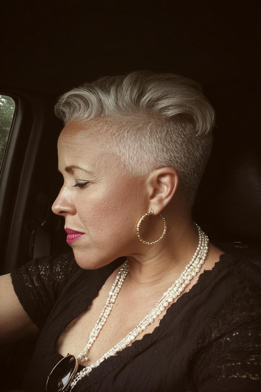 Silver Strands Bold Style