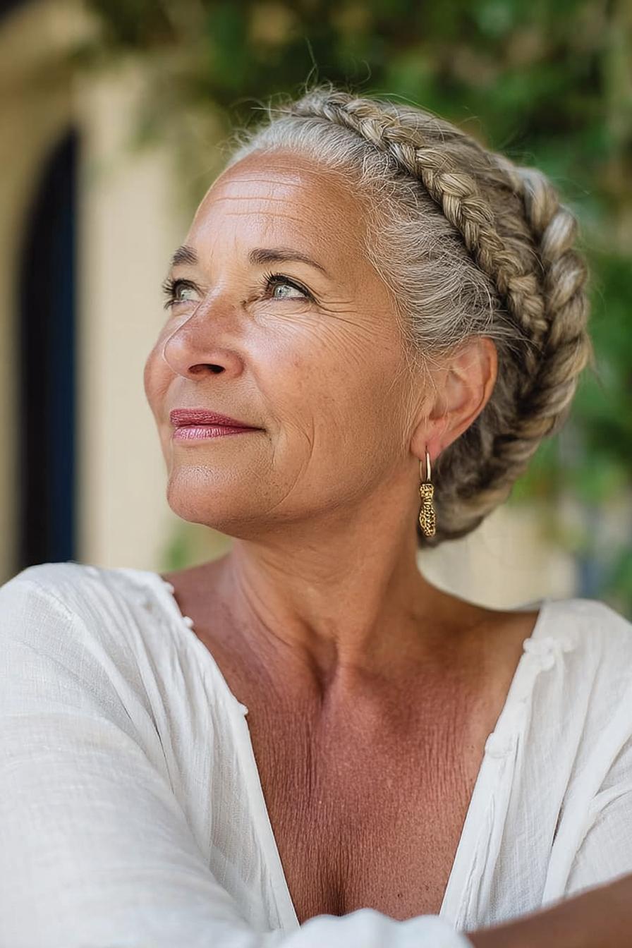Timeless Braided Updo Elegance