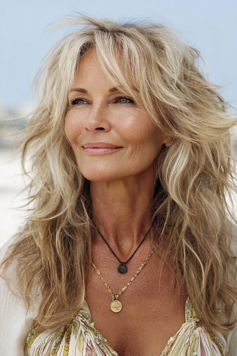 Wavy Layered Look