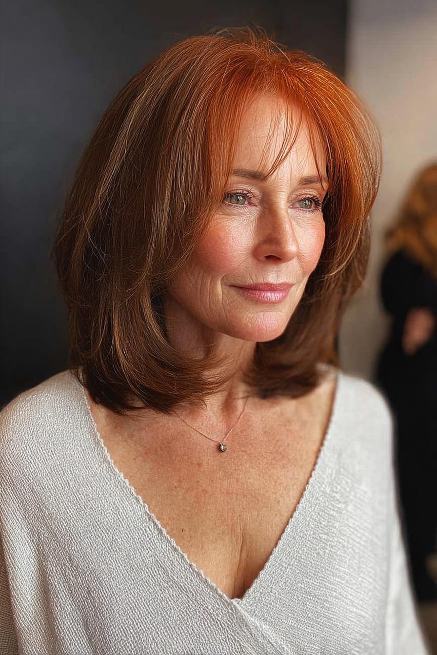 Auburn Layers with Elegance