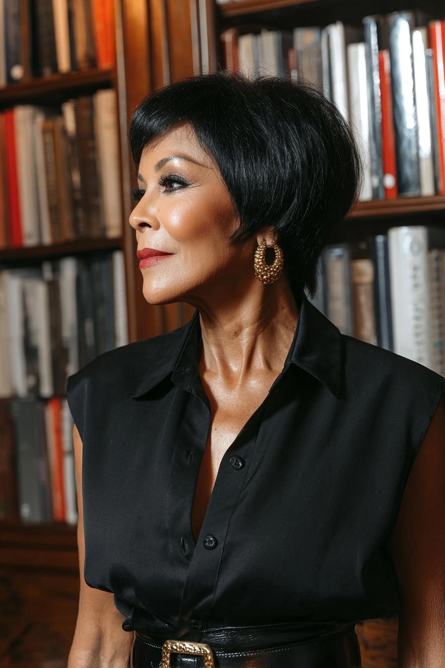 Chic Bob Framing Elegance