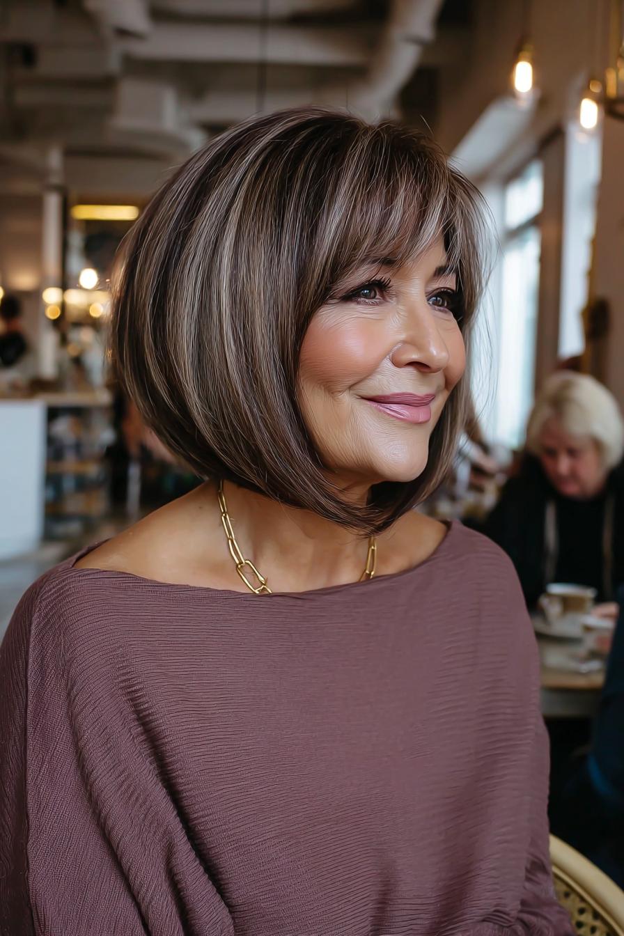 Chic Bob with Highlights
