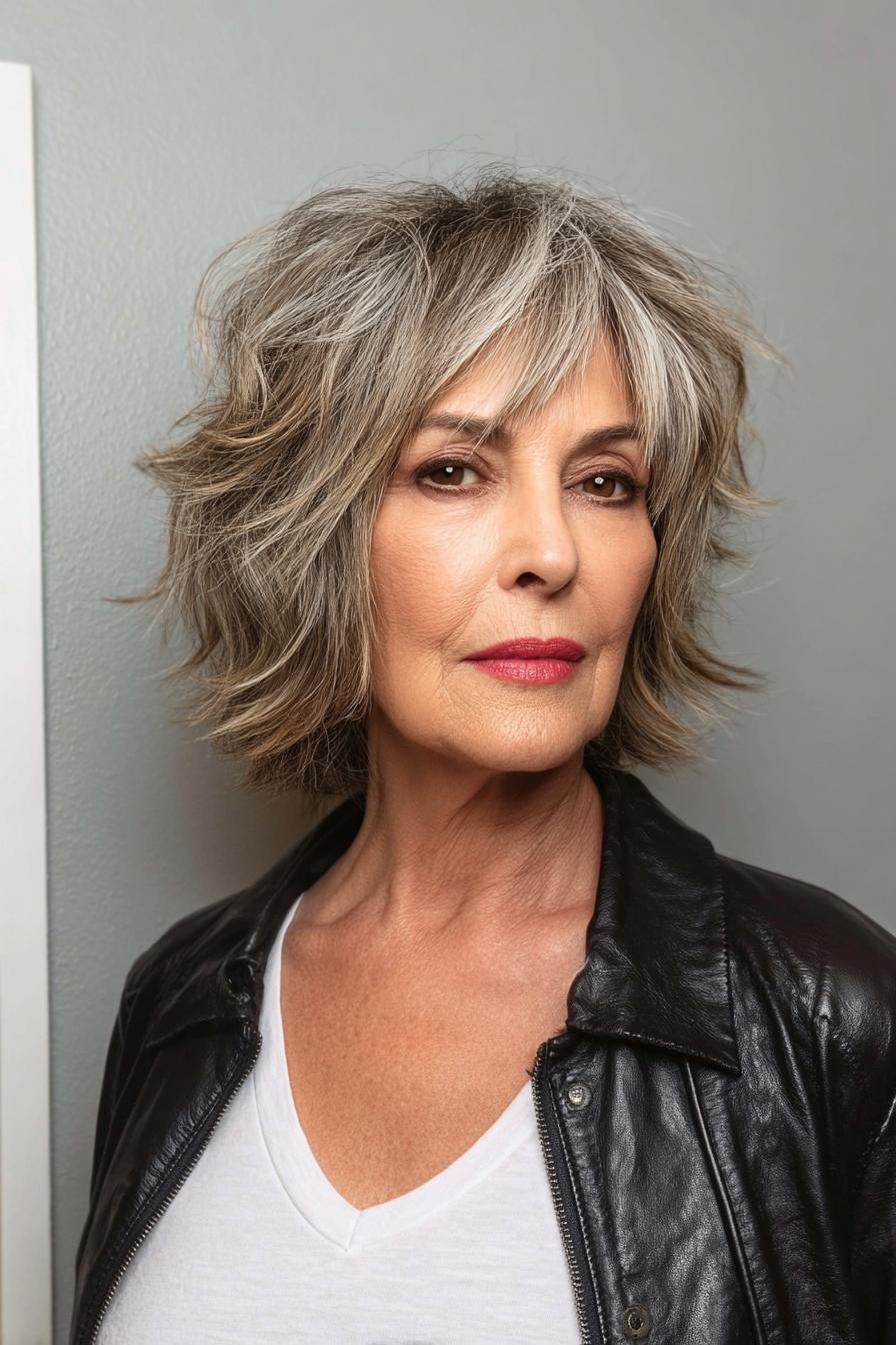 Chic Gray Waves