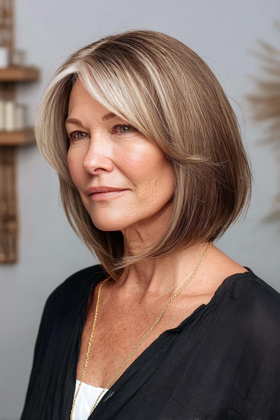Chic Layered Bob Style
