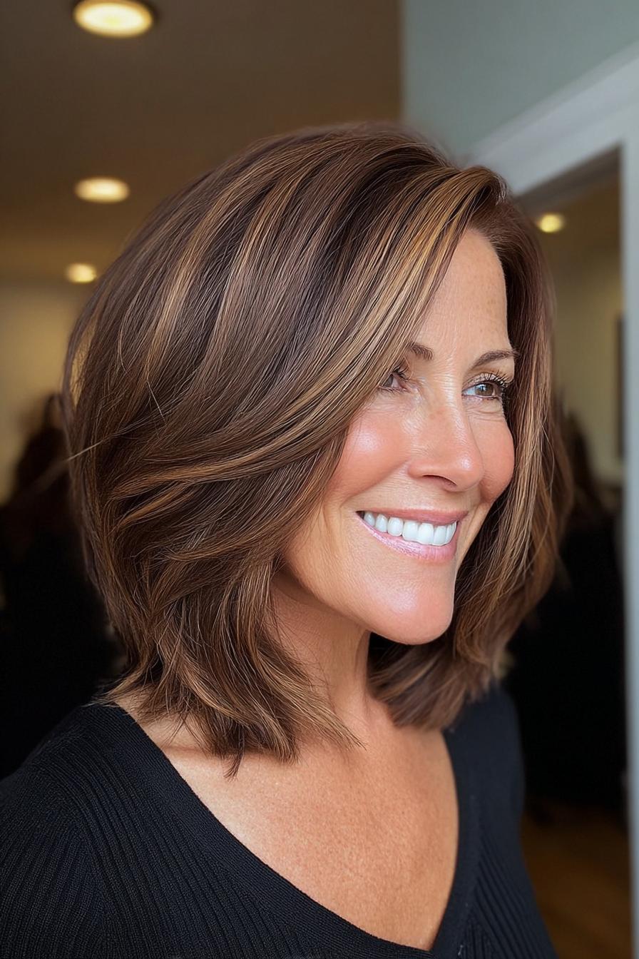 Chic Shoulder Length Bob