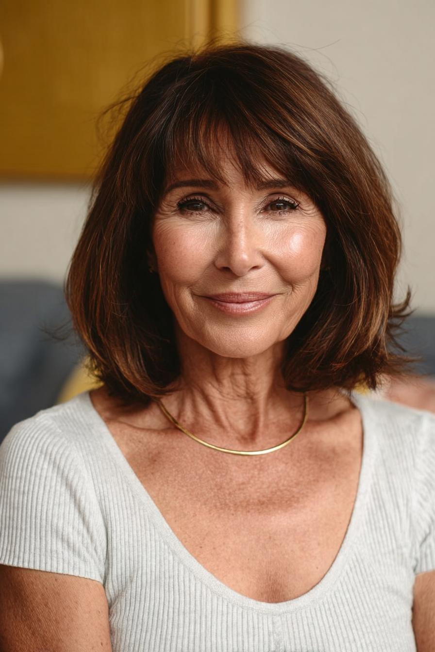 Chic Shoulder Length Bob
