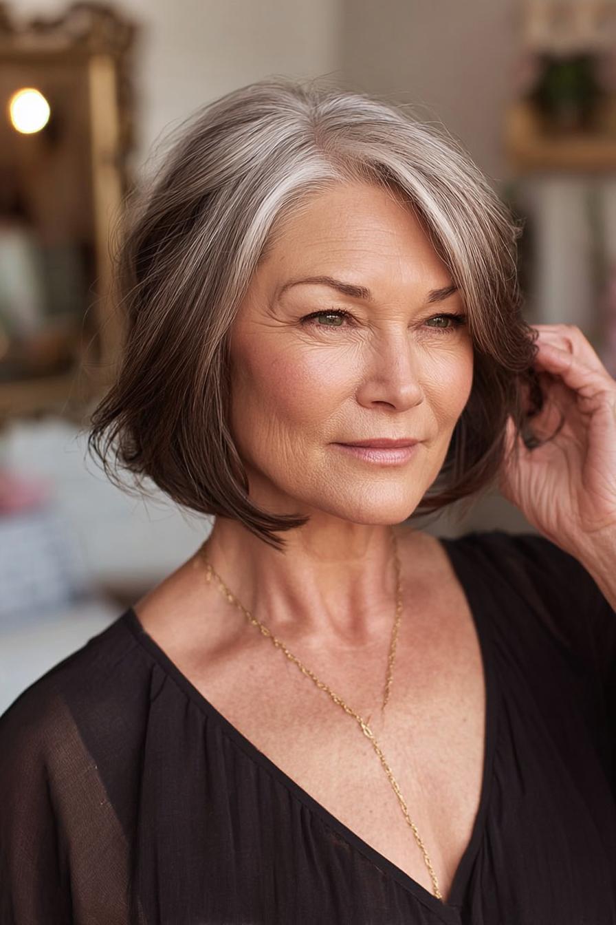 Elegant Gray and Brown
