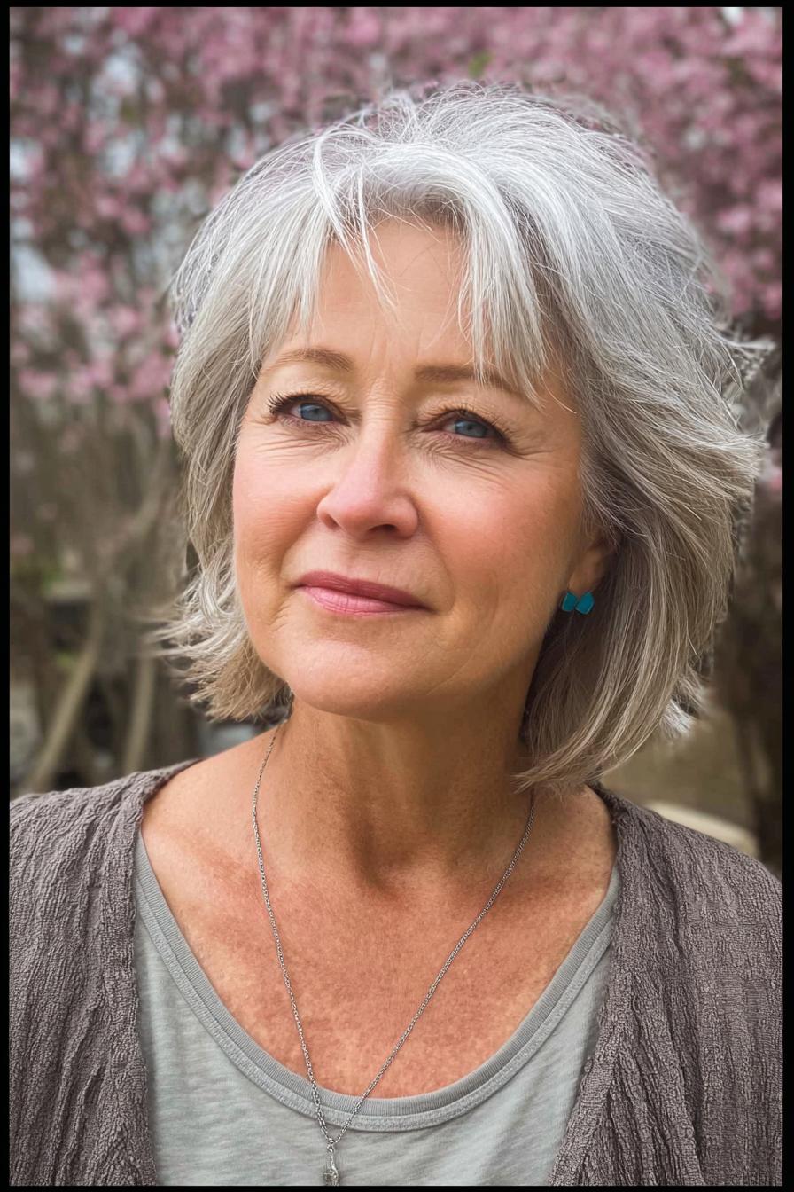 Graceful Beauty in Gray