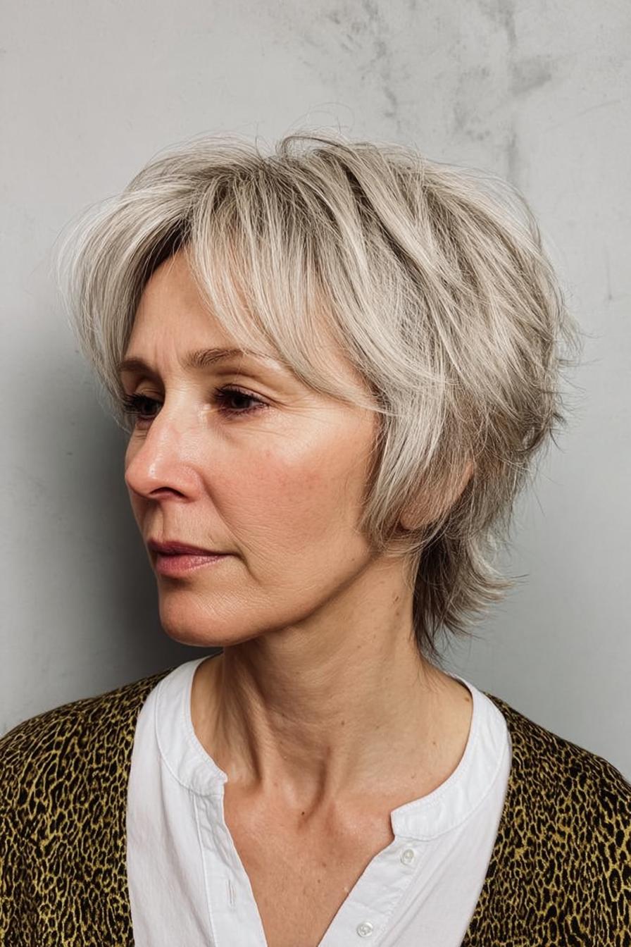 Gray Pixie Beauty Flaunt