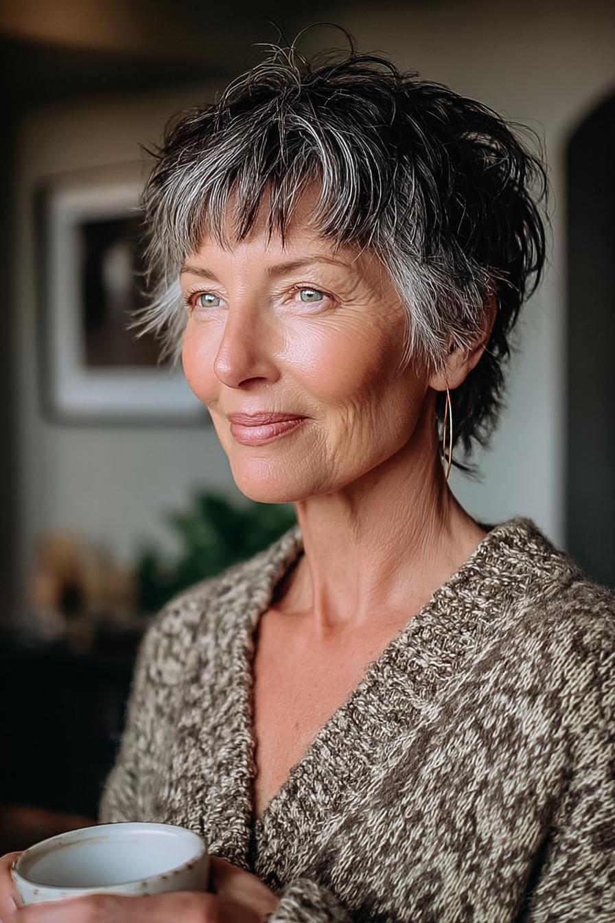 Gray Pixie Vibes
