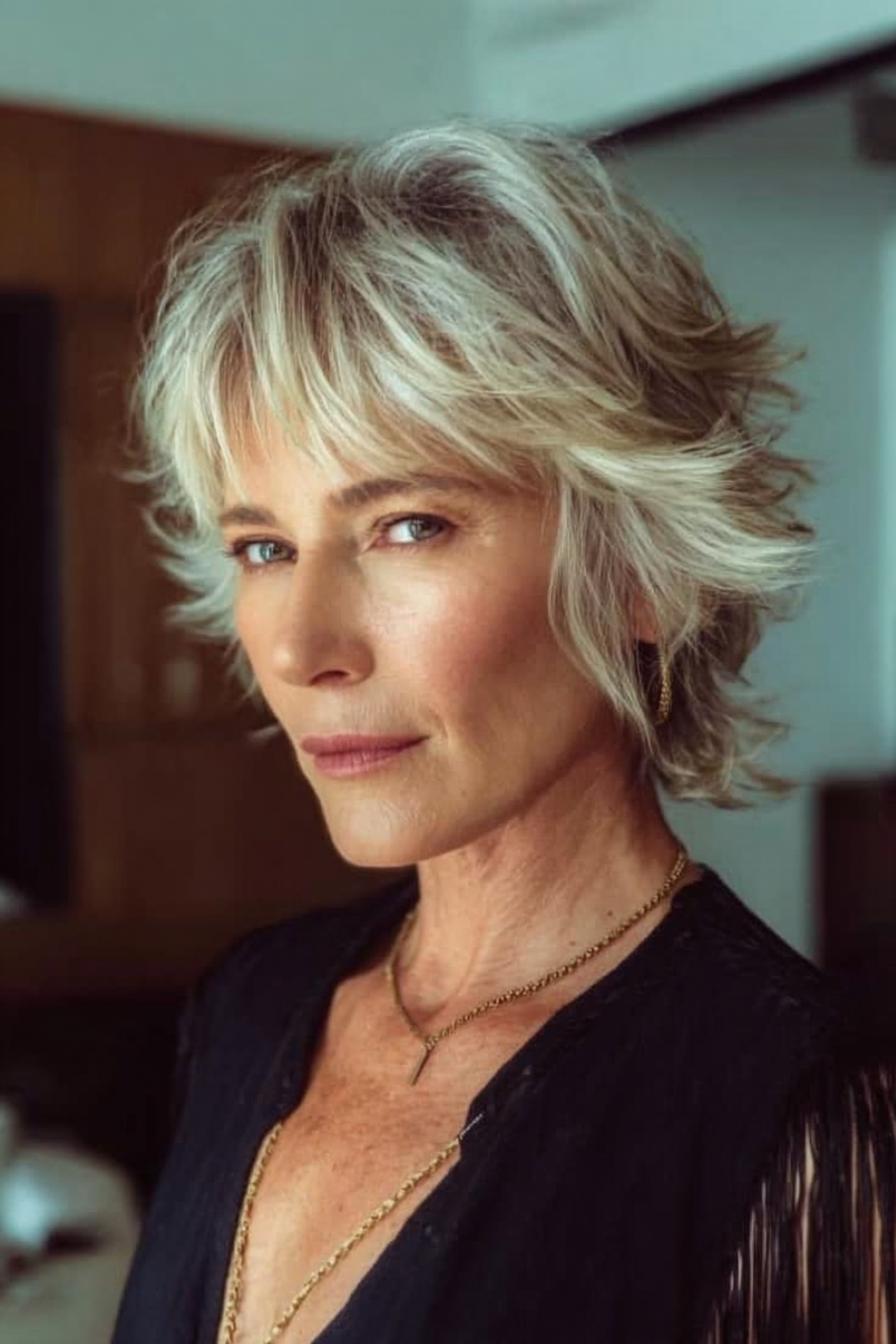 Silky Silver Blonde Glam