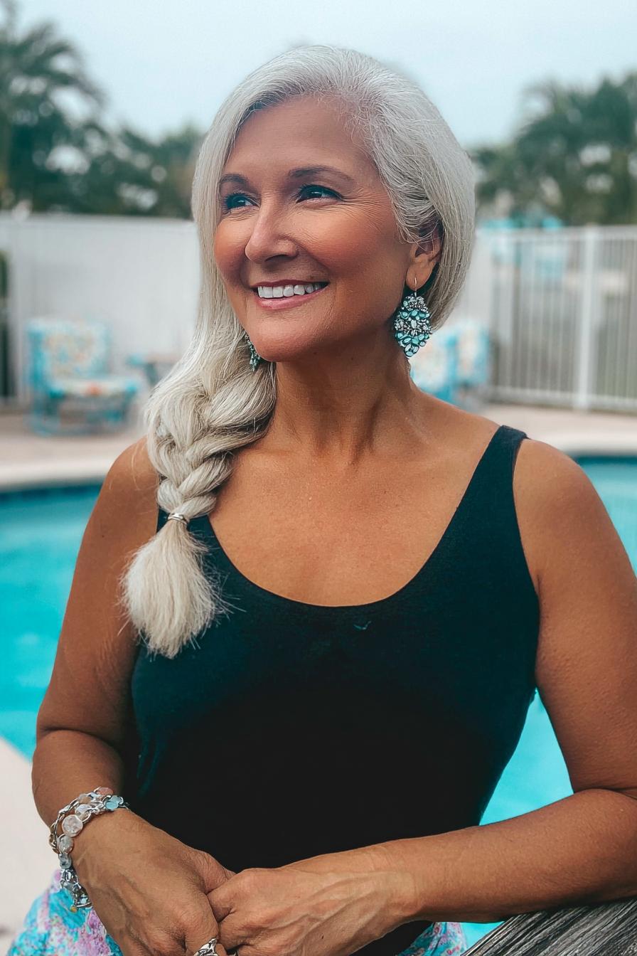 Silver Braids Elegance Unveiled