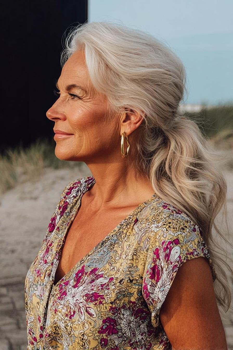 Silver Strands Elegance