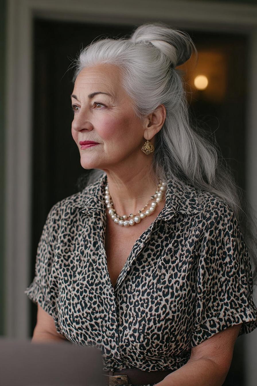 Silver Strands Elegant
