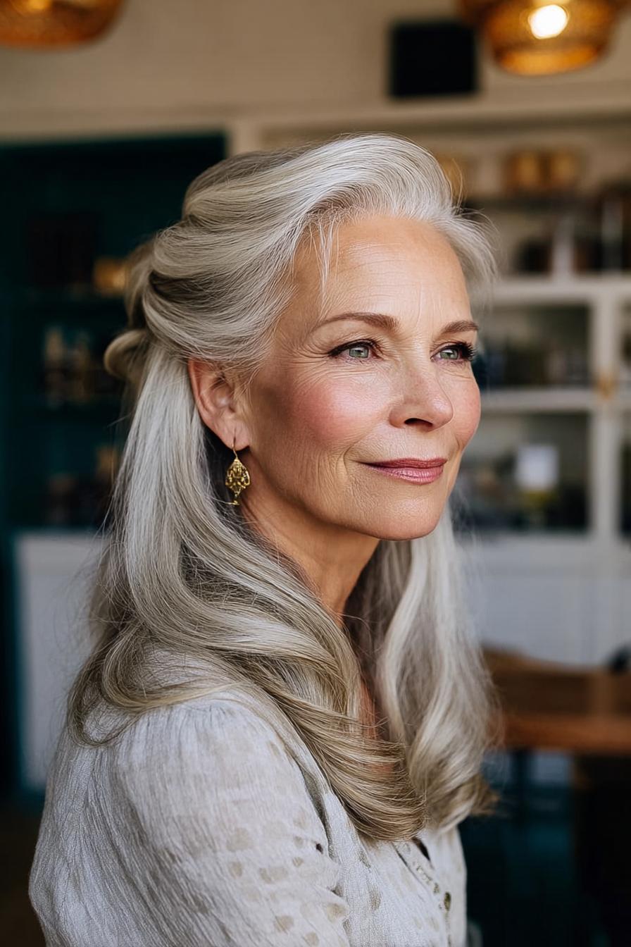 Silver Waves Timeless Elegance