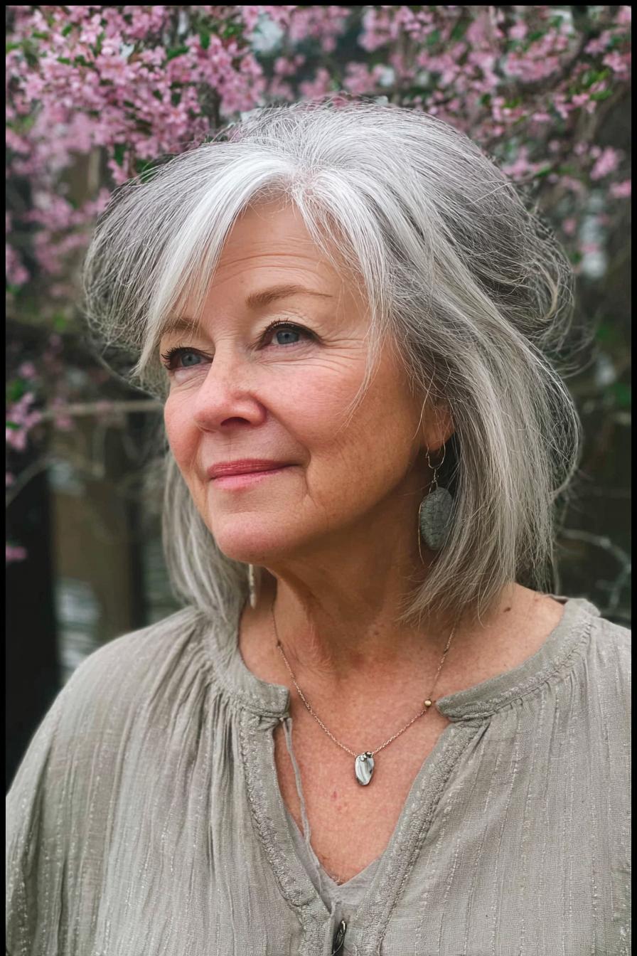 Silvery Layers of Elegance