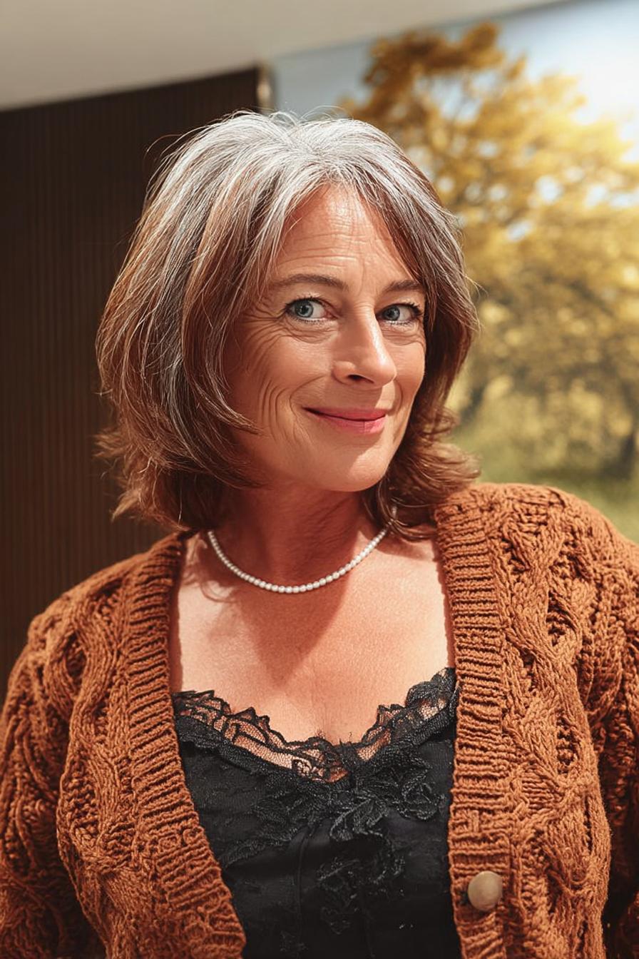 Timeless Gray Layered Beauty