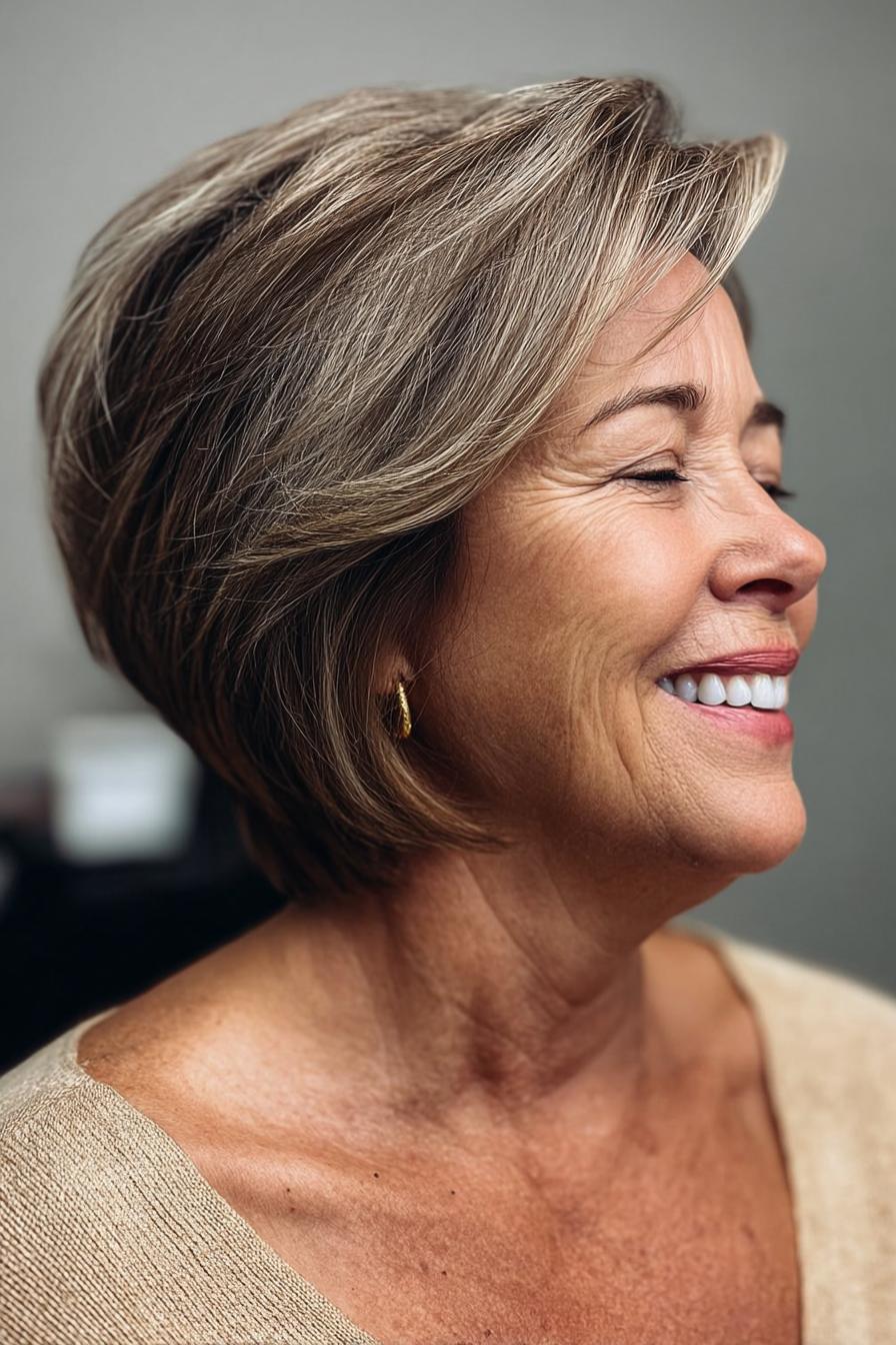 Timeless Layered Bob Elegance