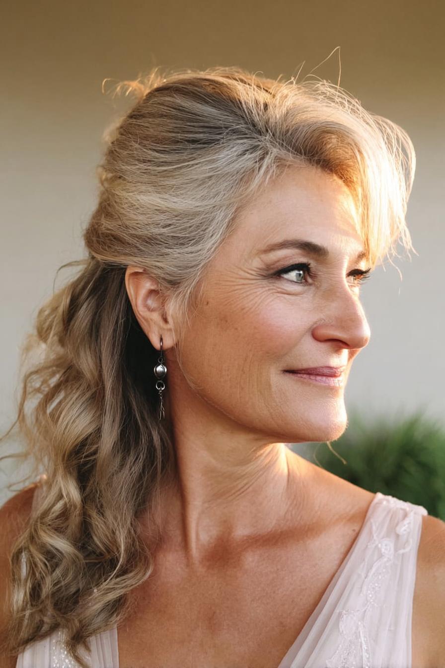 Voluminous Curls and Elegance
