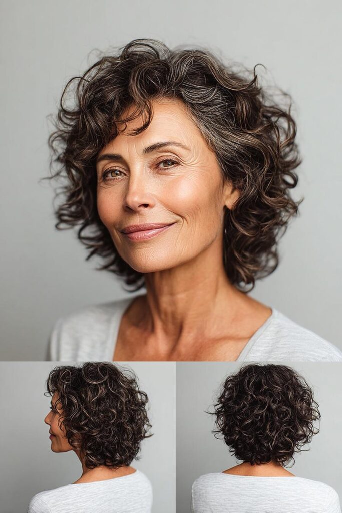 chic curly style