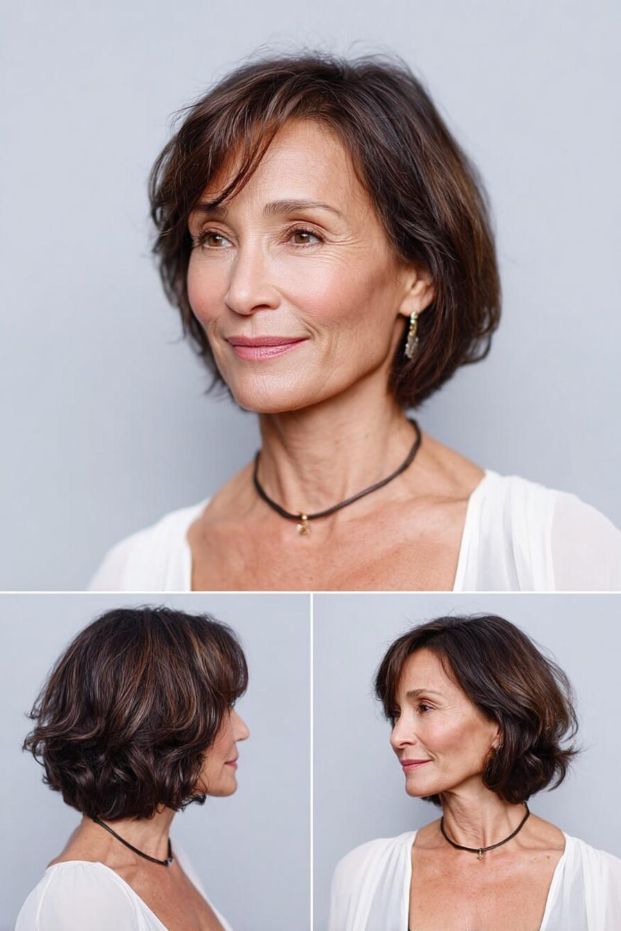 Fresh Layered Bob Look