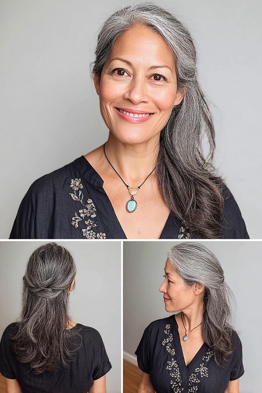 Graceful Waves Pulled Back