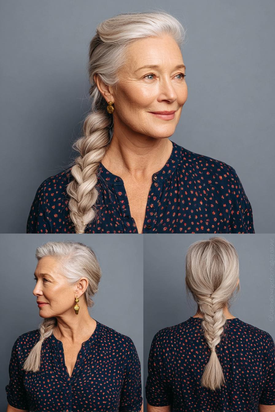 Side Swept Braided Elegance