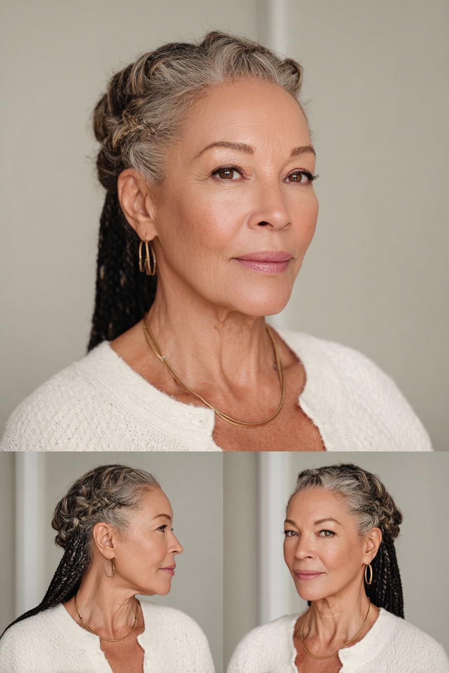 Timeless Braided Silver Elegance