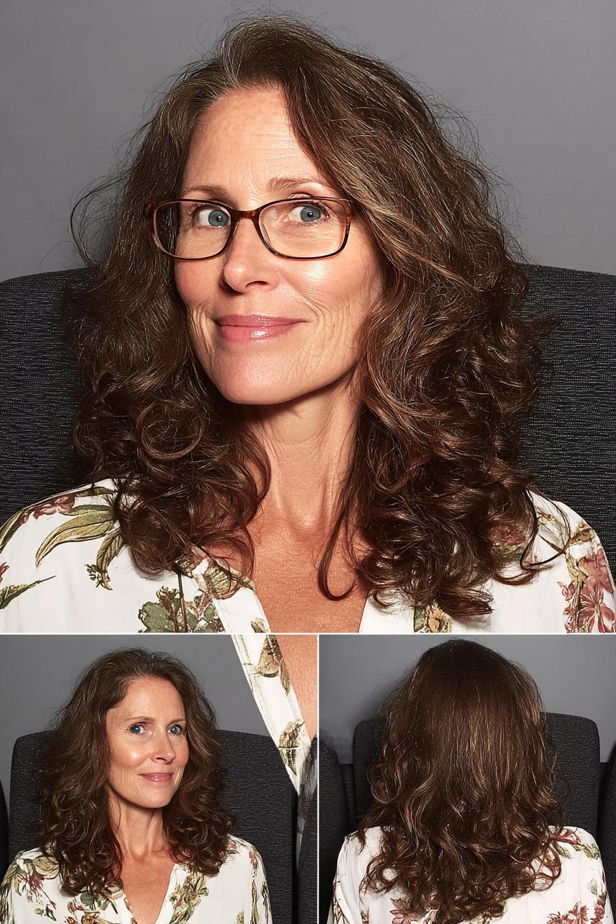 Soft Curls Framing Beauty
