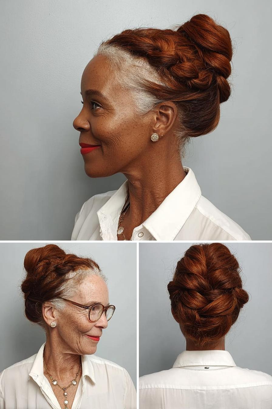 Braided Elegance Updo Style