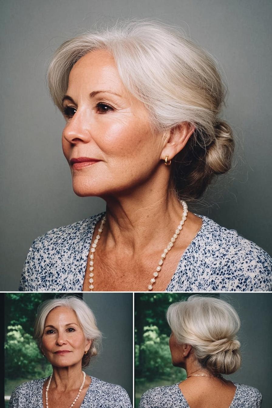 Elegant Low Bun Beauty