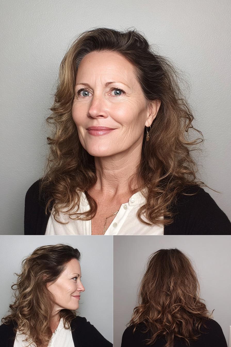 Medium Curls Style