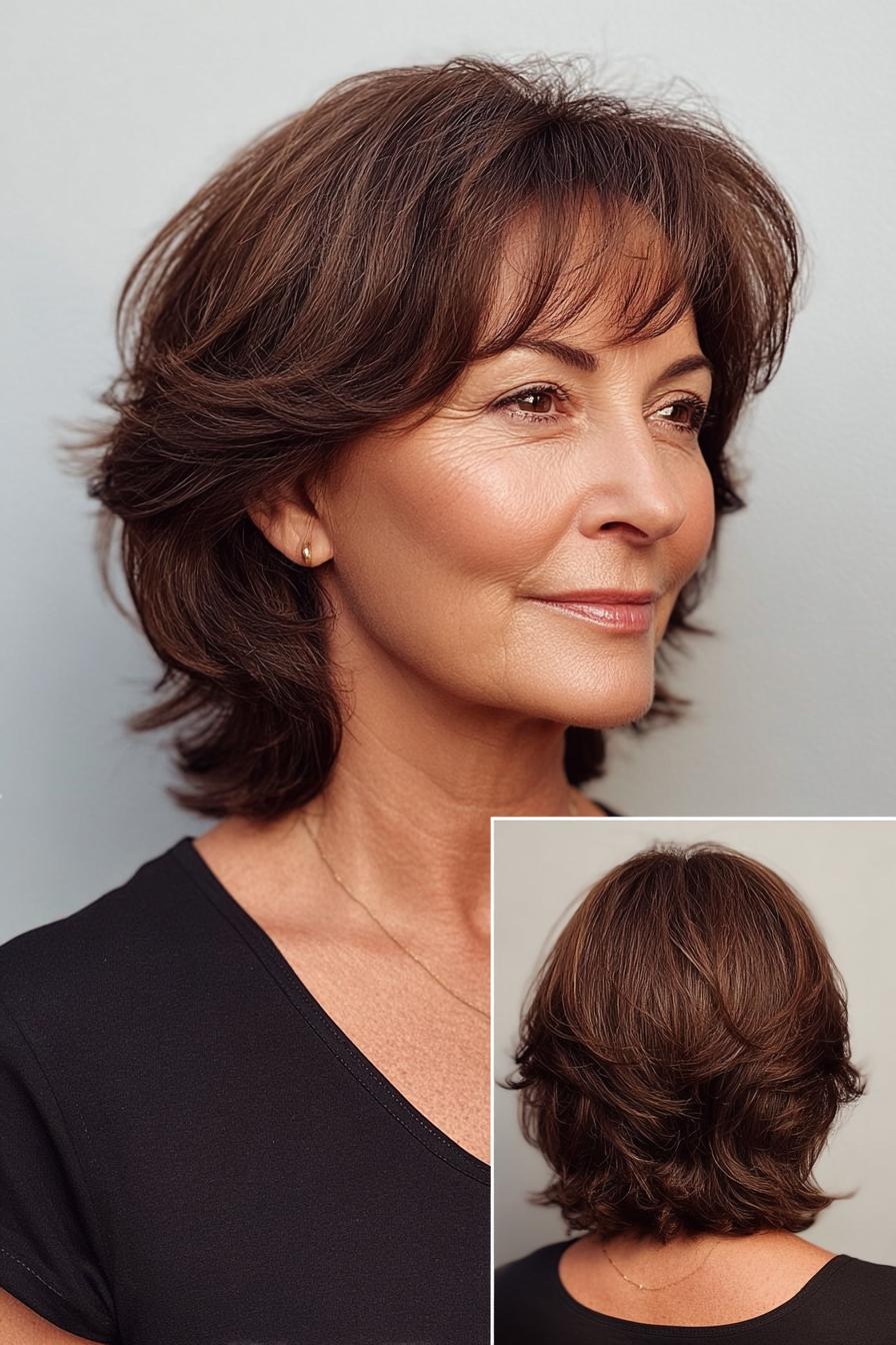Soft Layered Hair Elegance