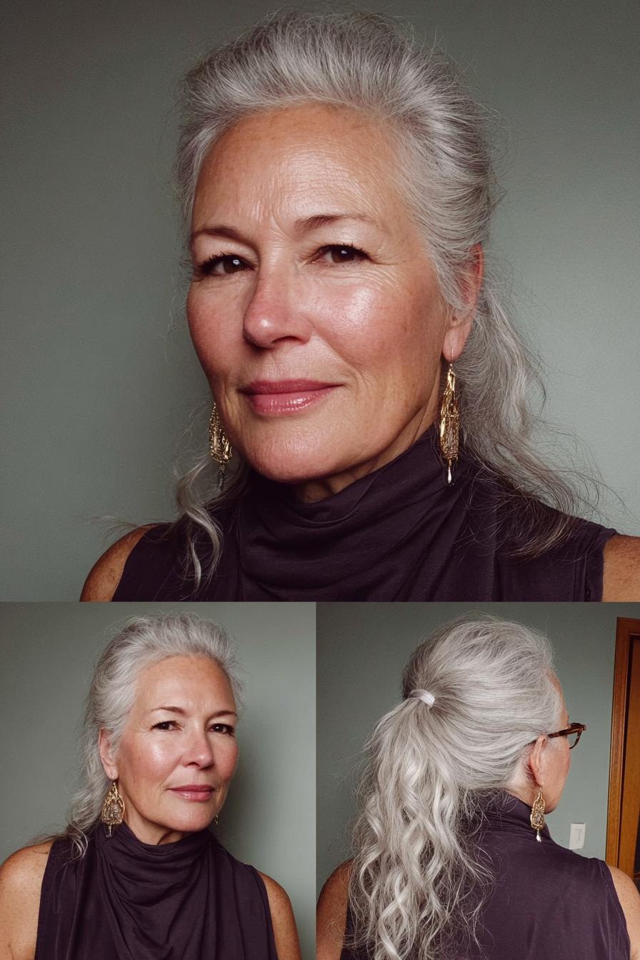 Timeless Graceful Grey Waves