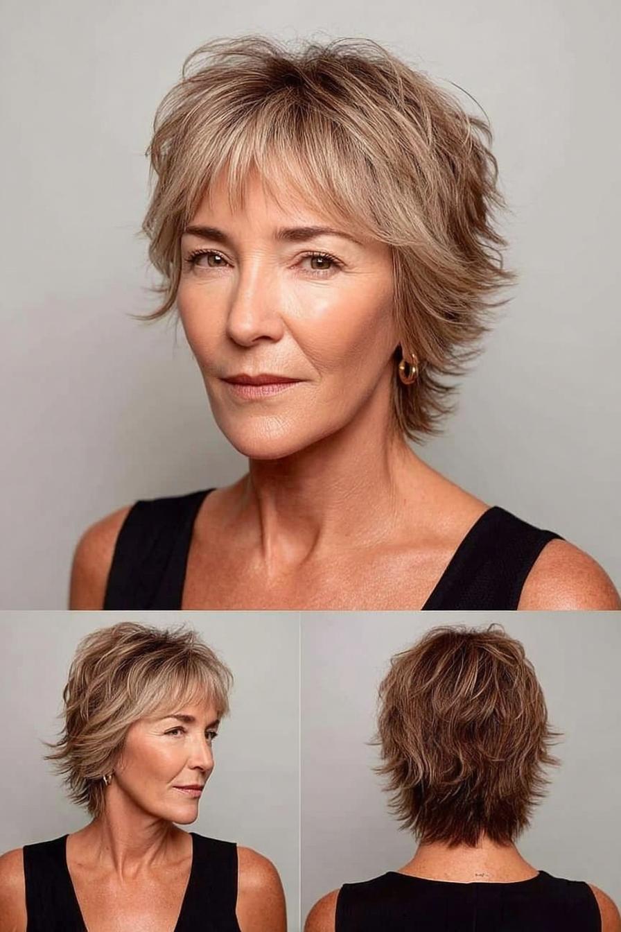 Feathered Shag With Wispy Bangs