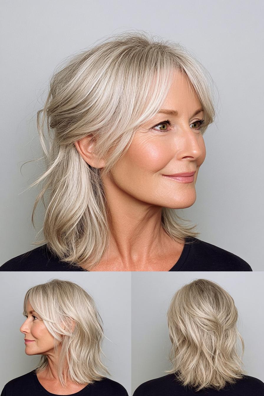 Silvery Waves Curtain Bob
