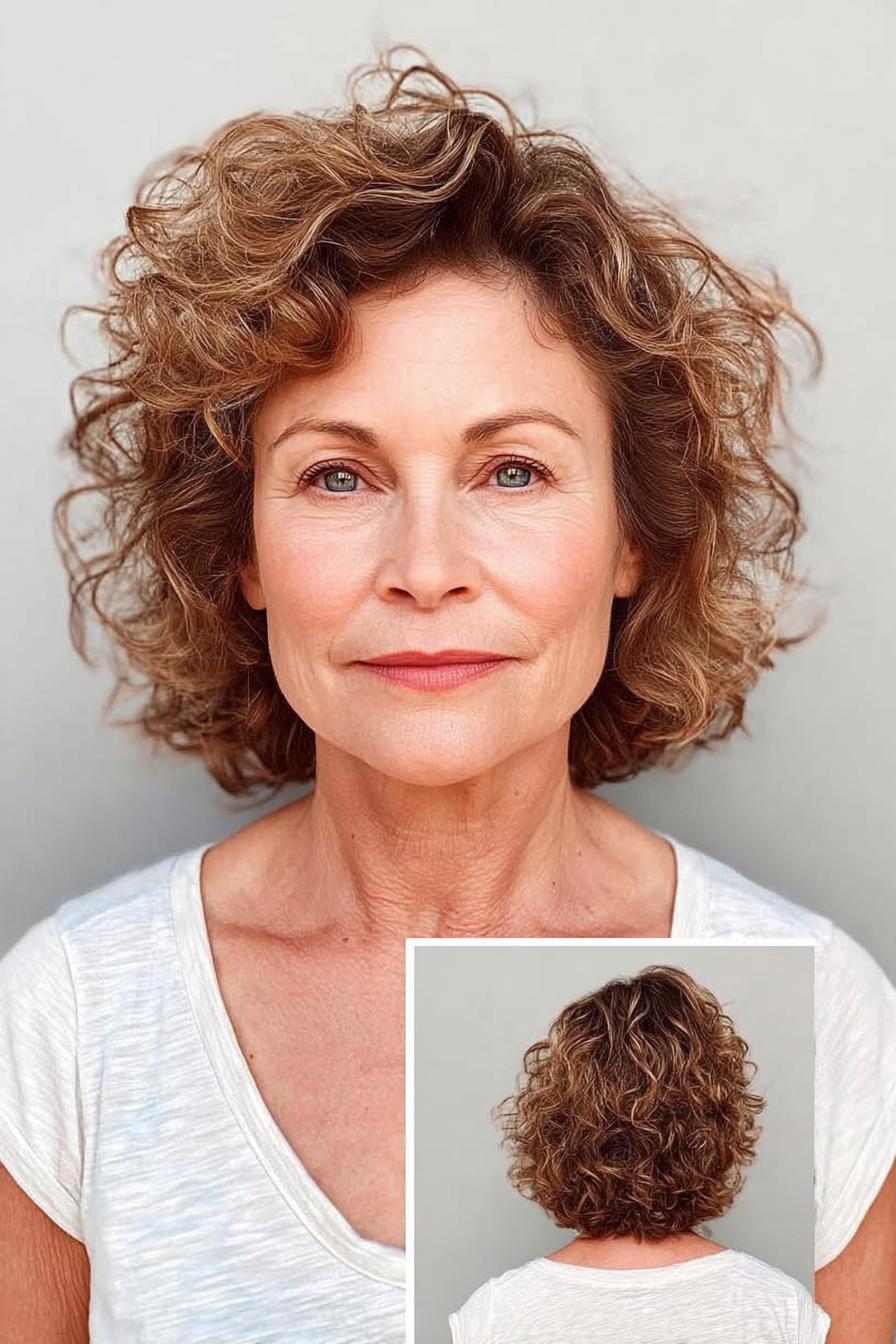 Soft Curly Bob Glow