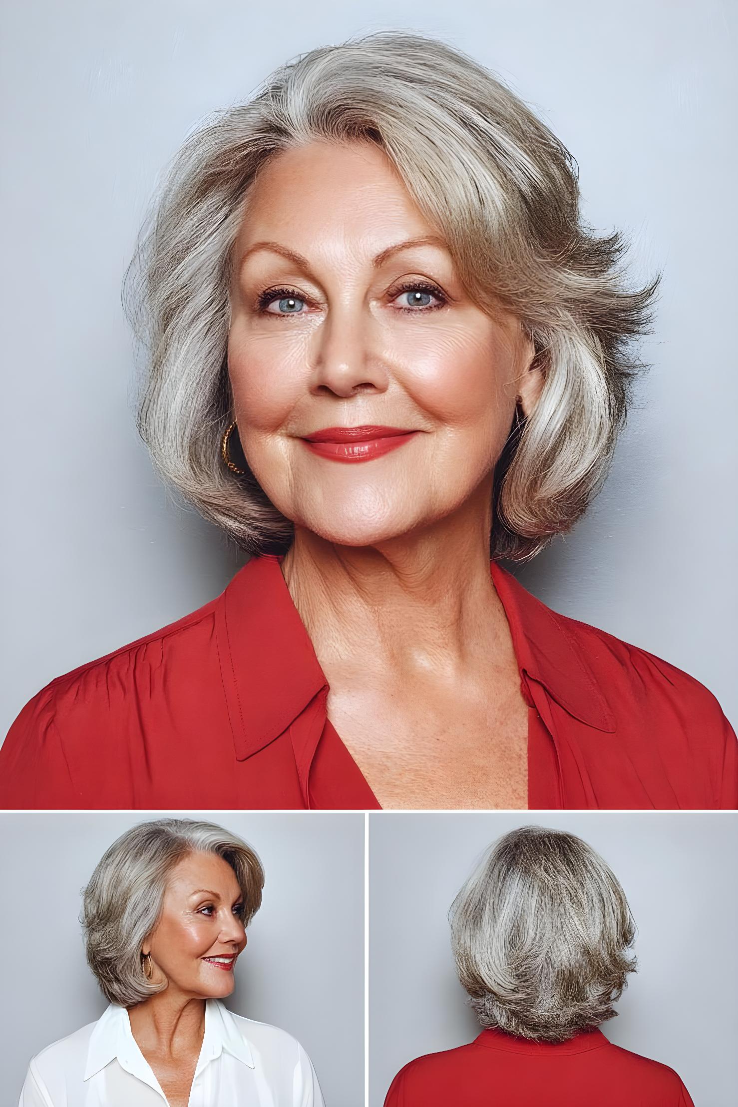 soft layered bob beauty