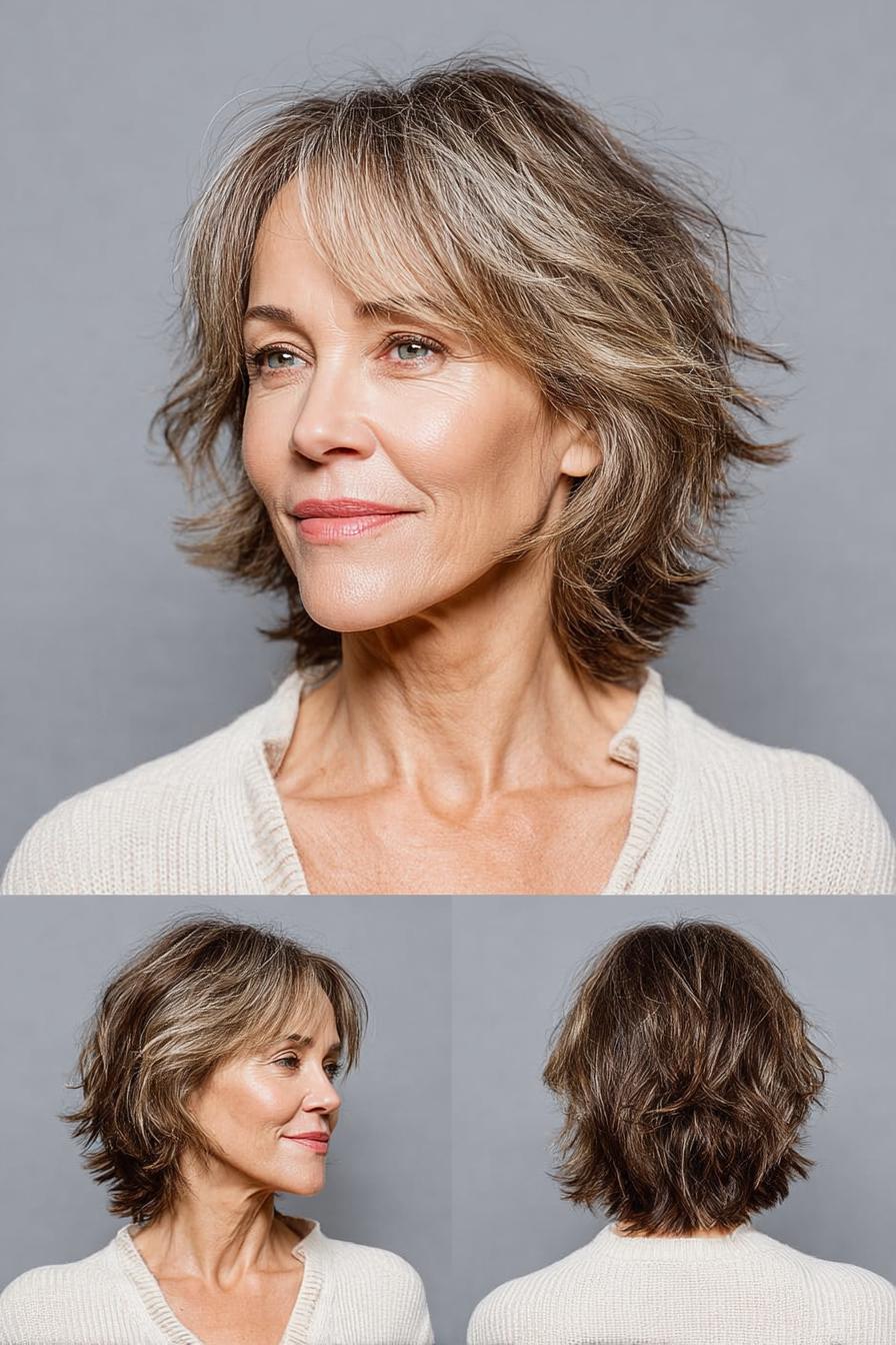 Soft Layered Shag Hair