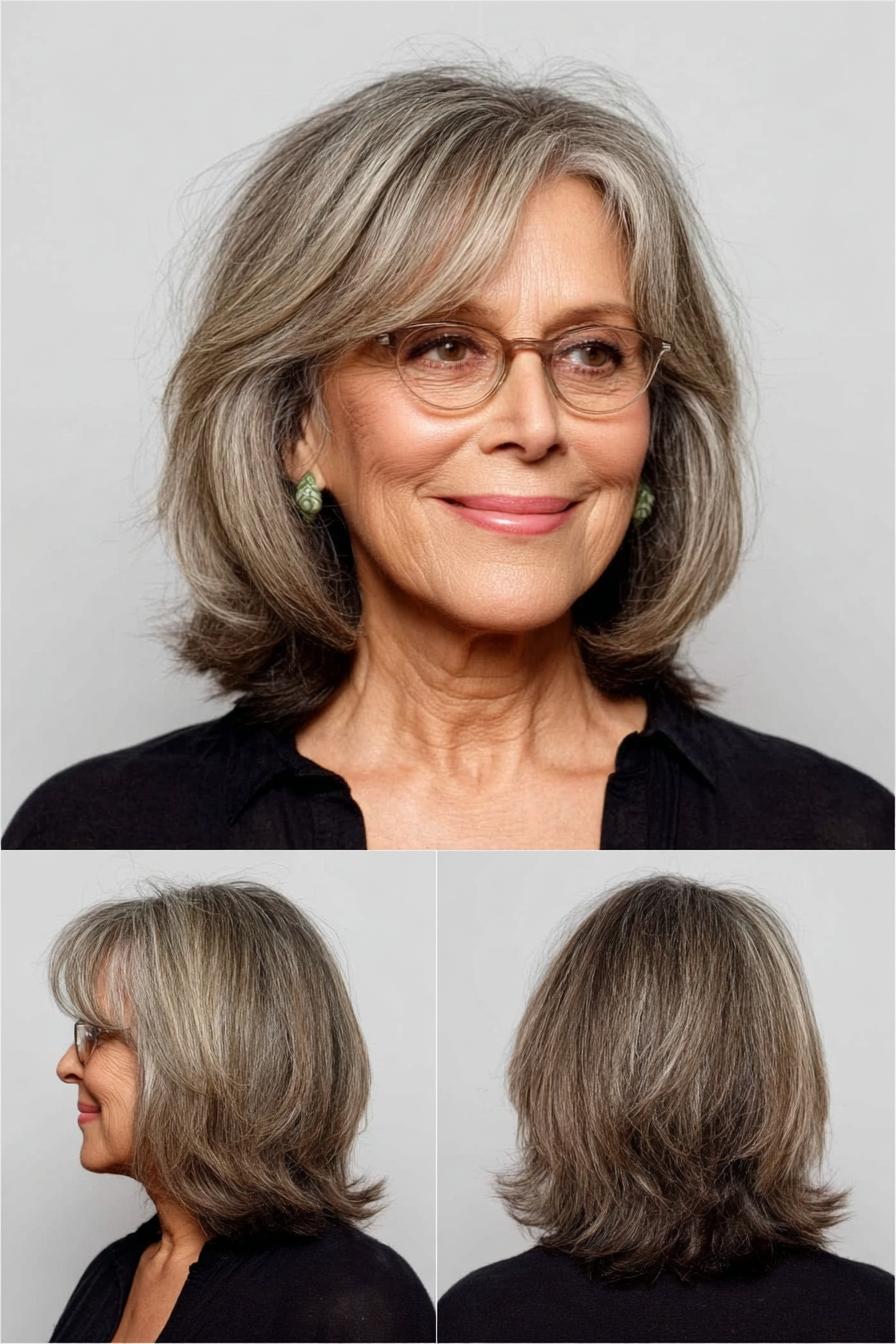 Soft Layered Silver Ash