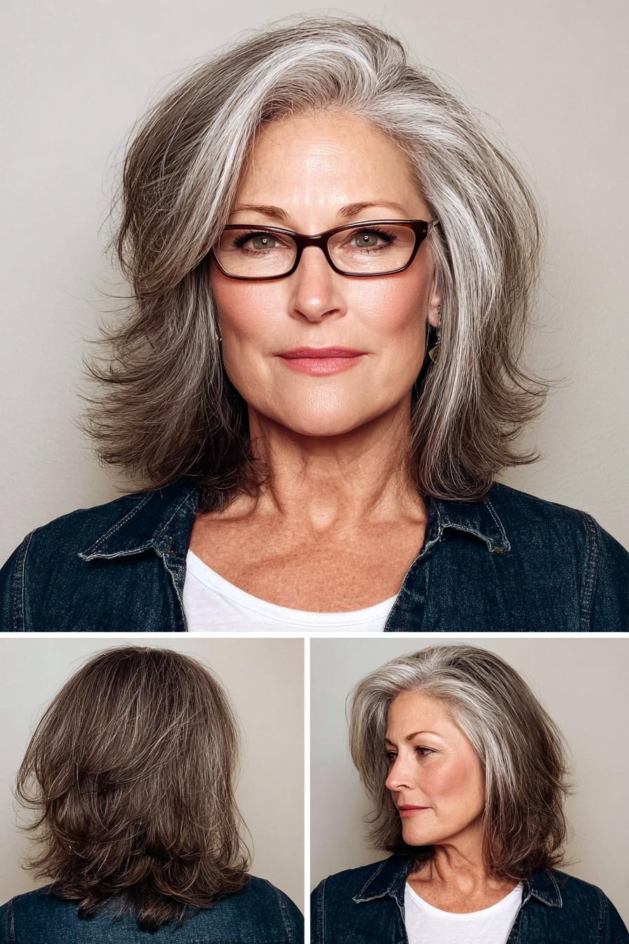 Soft Layered Silver Elegance