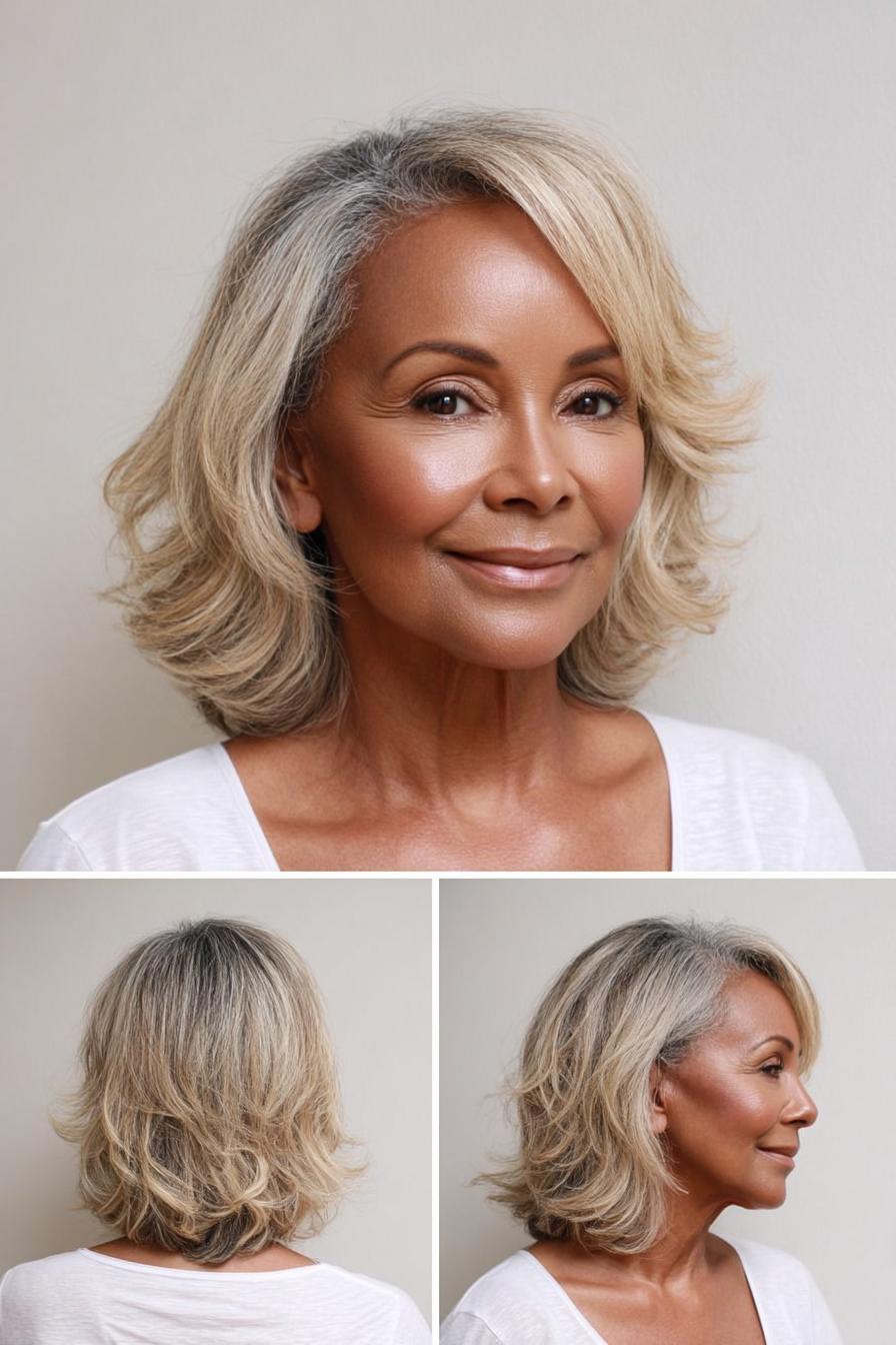 Soft layered waves framing