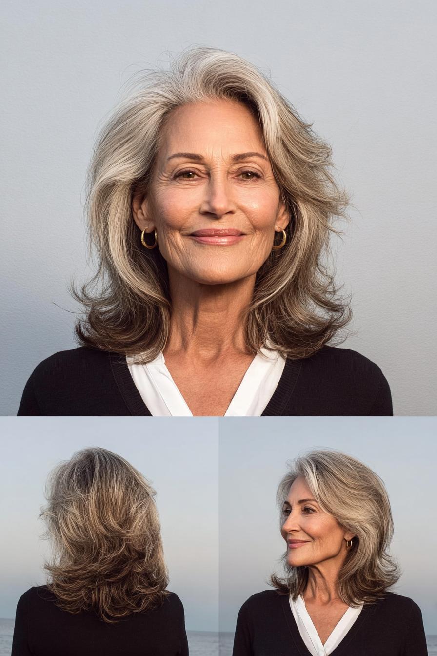Soft Silver Waves Framing