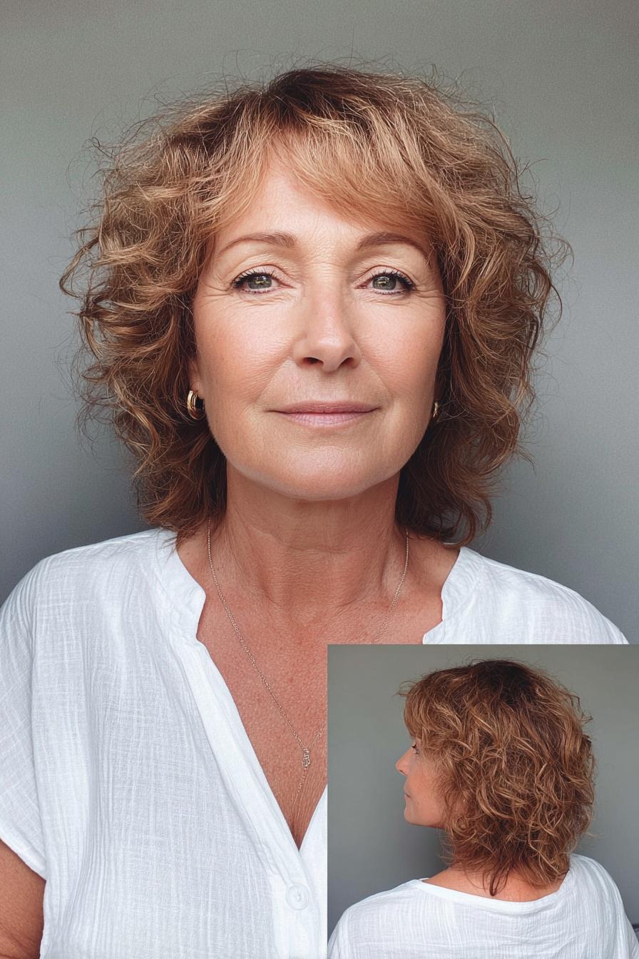 Sunlit Curly Shag Glamour